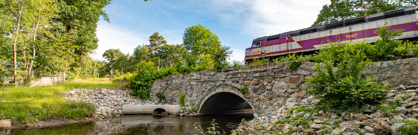 Photo of MBTA Commuter Rail train