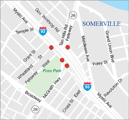 Somerville: Signal and Intersection Improvements on Interstate 93 at Mystic Avenue and McGrath Highway (Top 200 Crash Location)