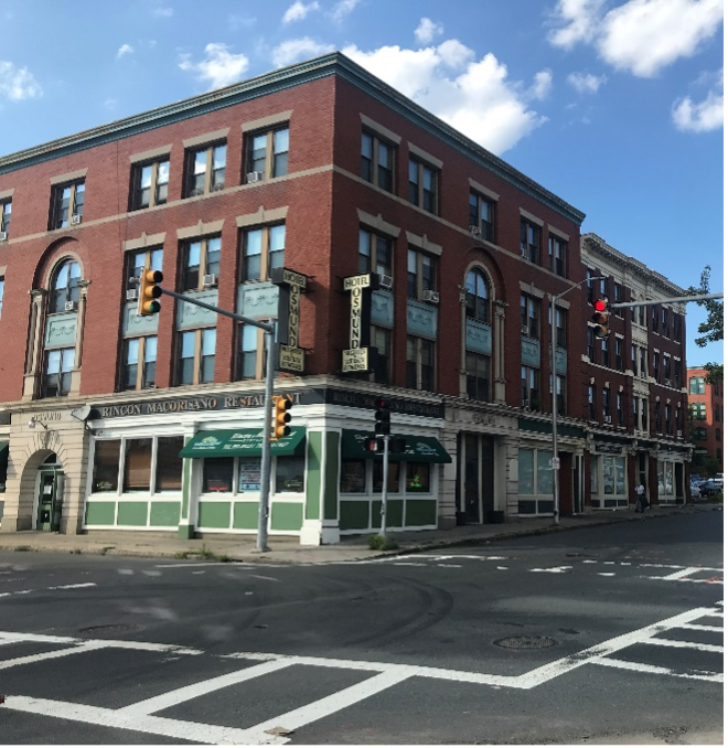 Figure 3
Mixed-Use Building on North Corner of the Intersection of Liberty and Washington Streets