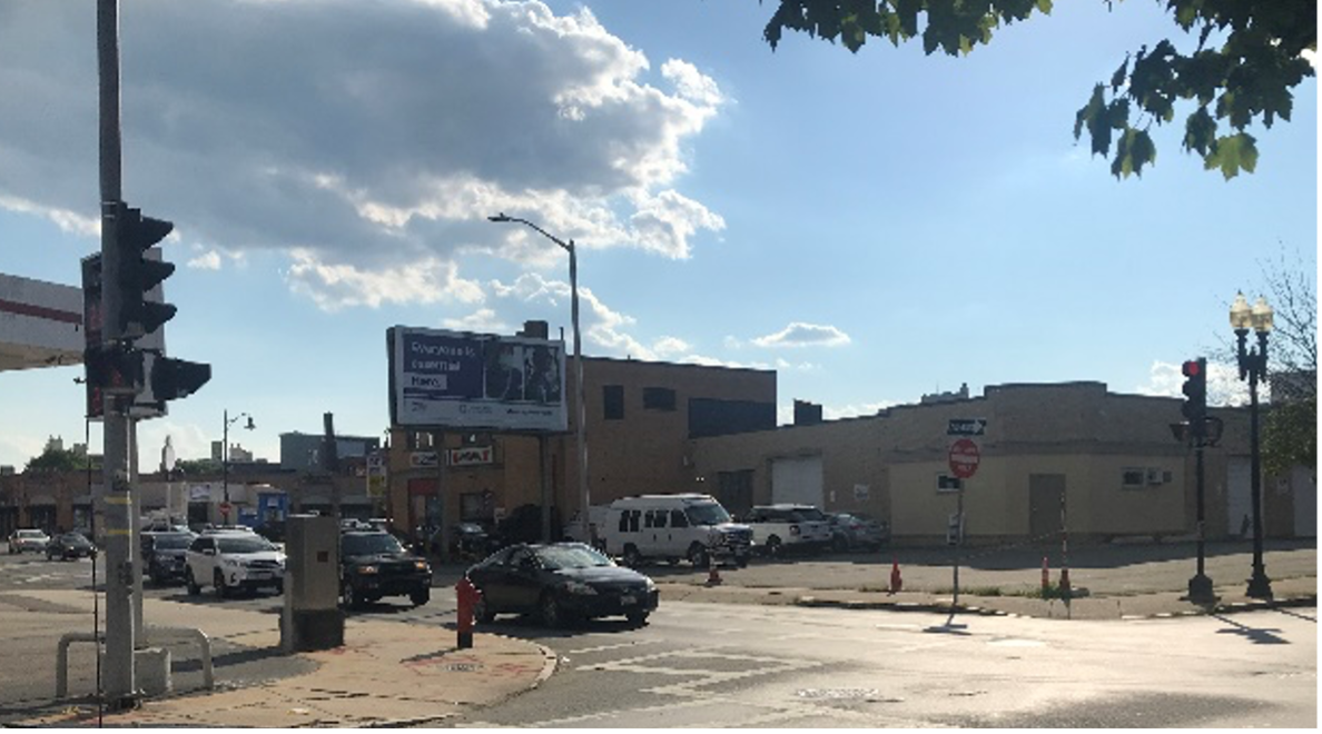 Figure 4
Parking Lot on Liberty Street on West Corner of the Intersection of Liberty and Washington Streets