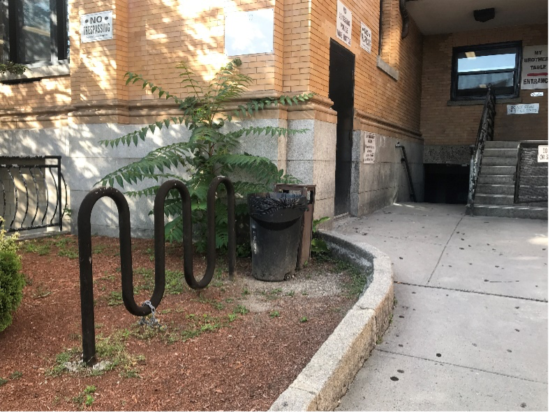 Figure 7
Wave Bicycle Rack Installed at My Brother’s Table on Washington Street